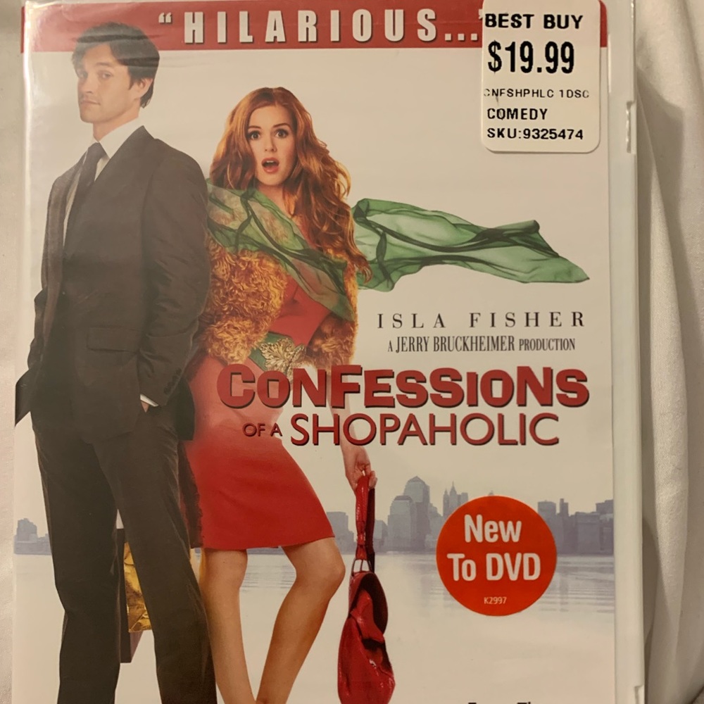 New and sealed in plastic Confessions of a Shopaholic DVD